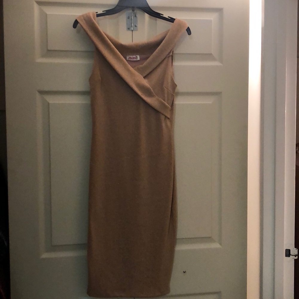 Gold glitter dress